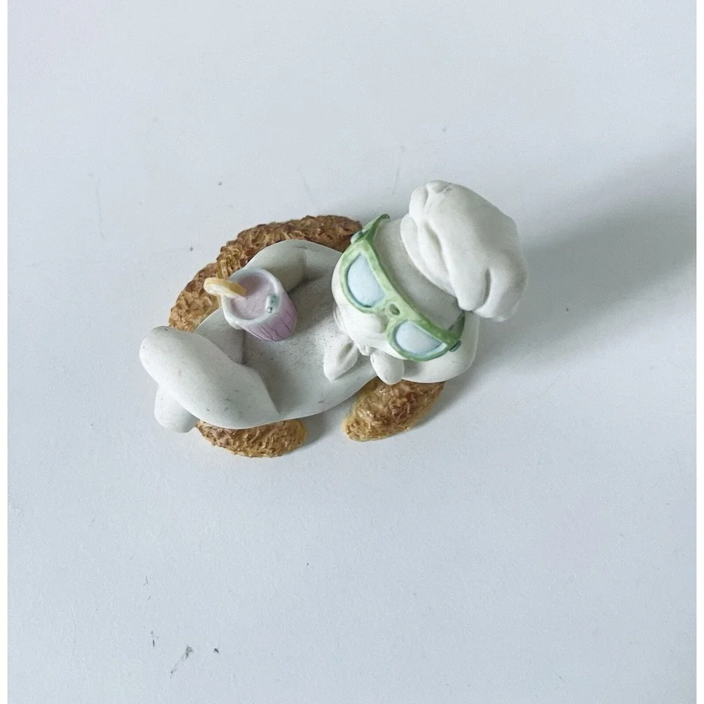 Pillsbury DoughBoy‎ AUGUST Calendar Figurine Danbury Vtg 1997 BEACH 3